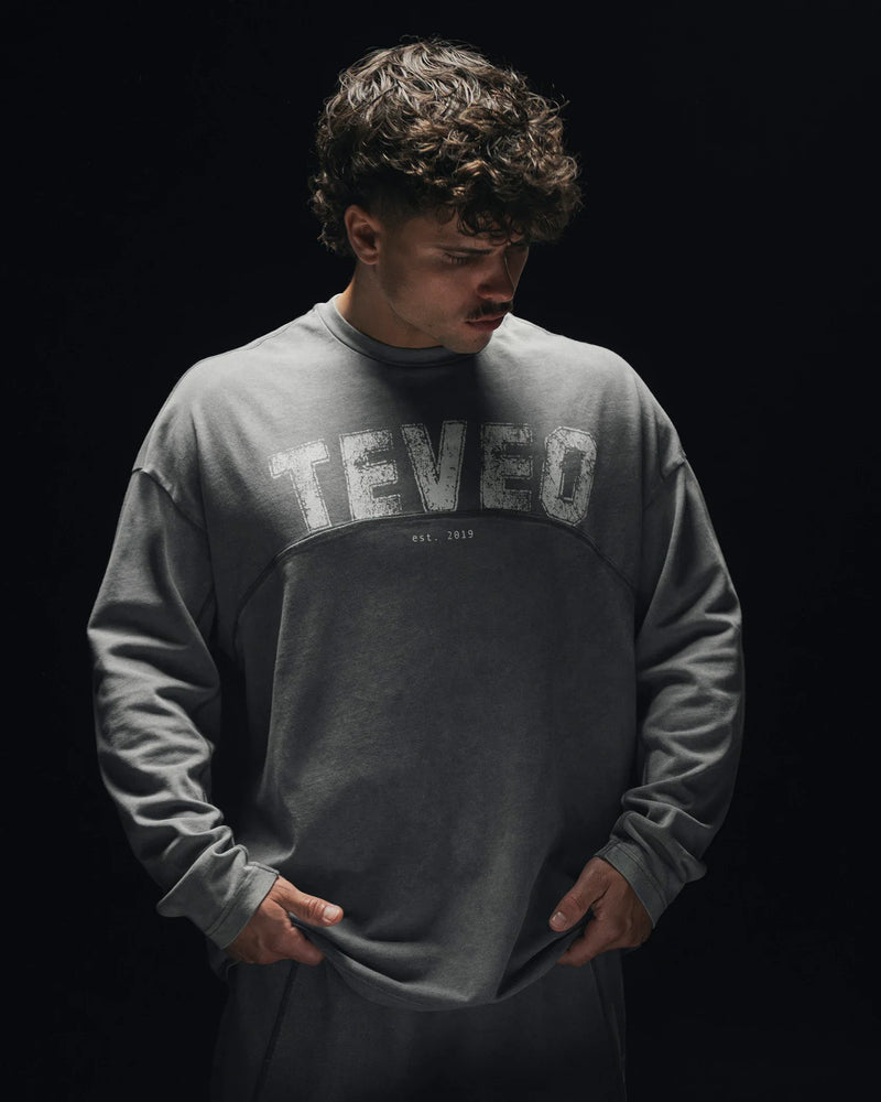 Legacy Lifting Oversized Longsleeve "Acid Grey"