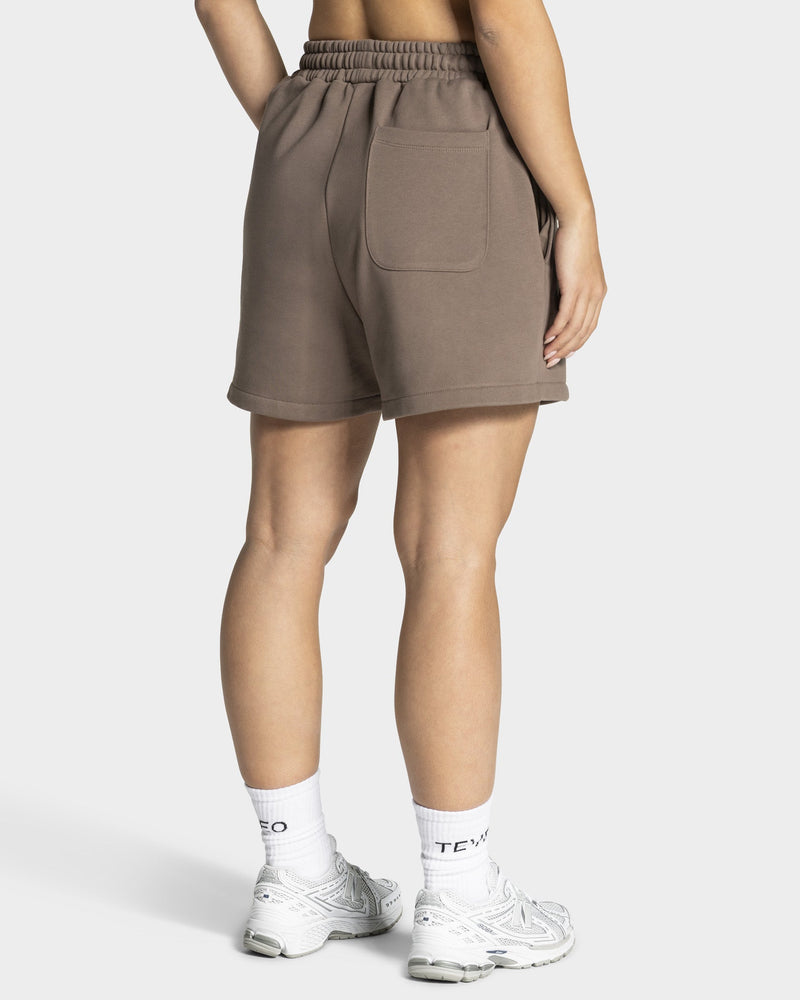 Contrastline Oversized Shorts "Mokka"
