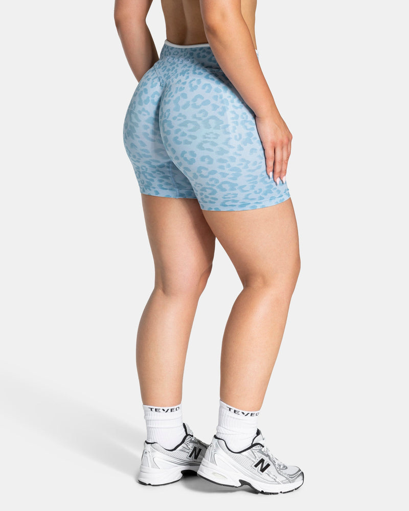 Contrastline Shorts "Leo Babyblau"