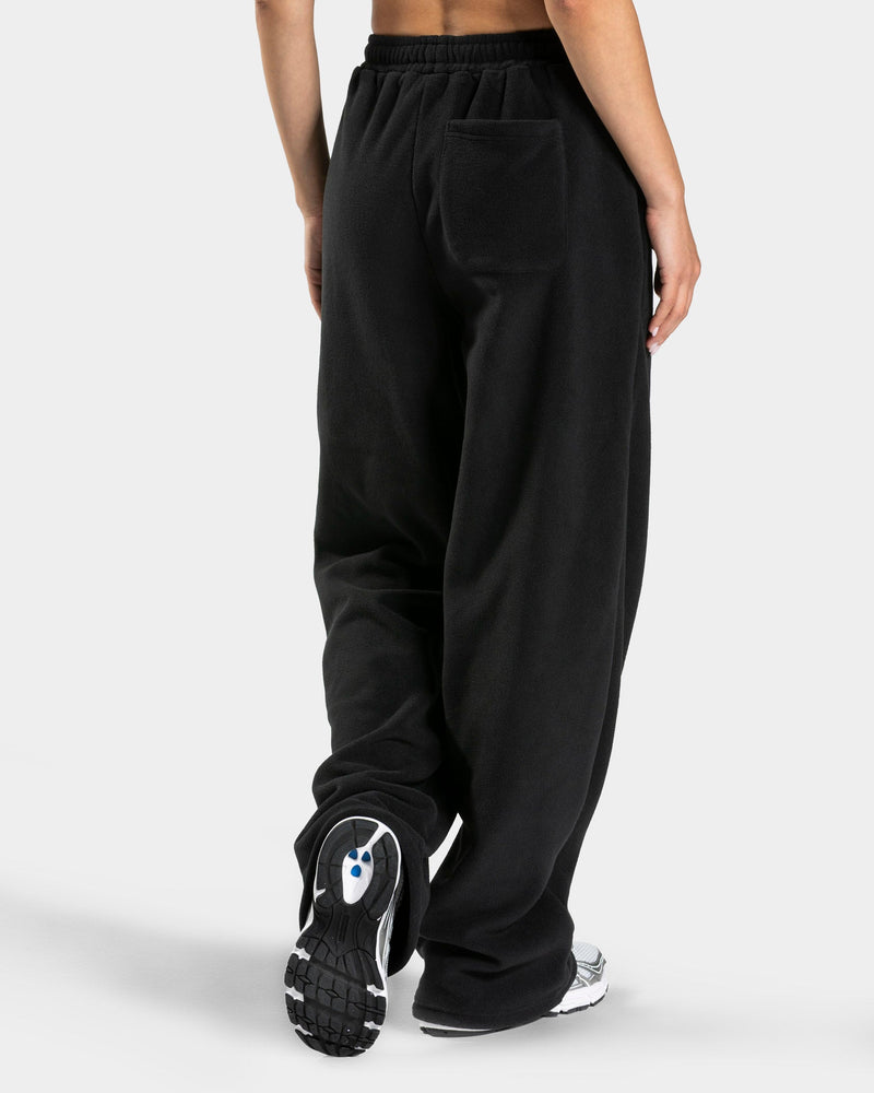 Fleece Straight Leg Jogger "Schwarz"