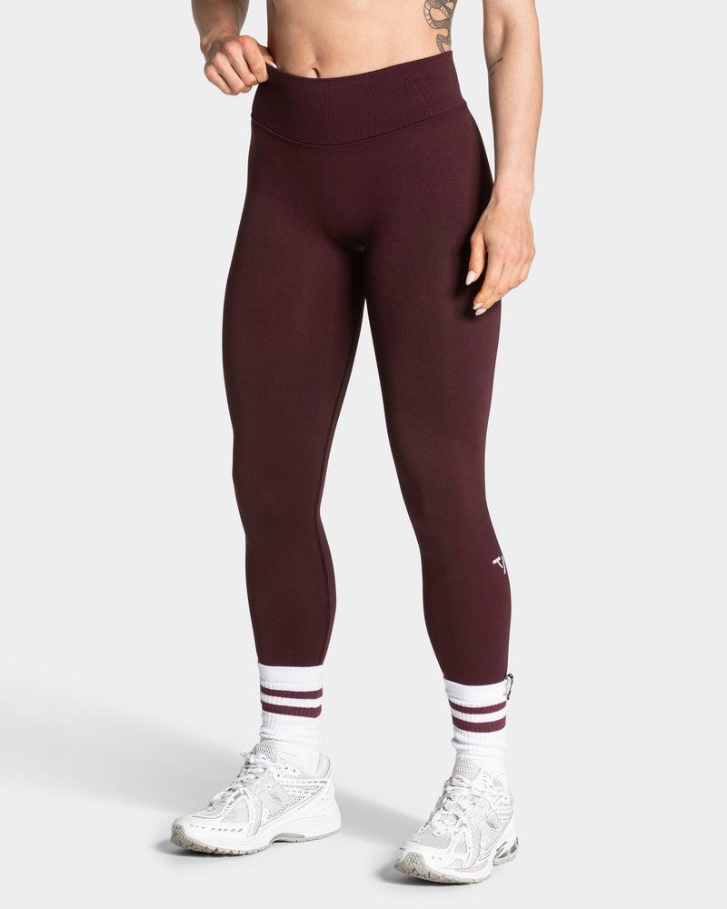 Lift Sculpt Scrunch Leggings "Merlot"
