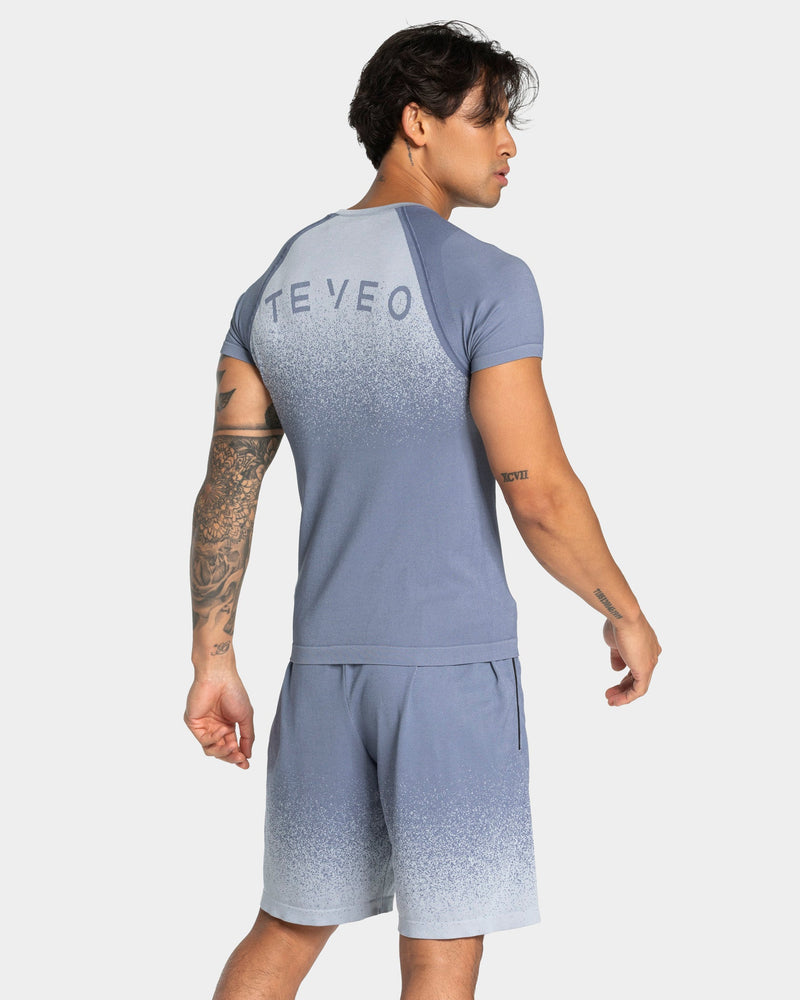 Lift Seamless T-Shirt "Stahlblau"