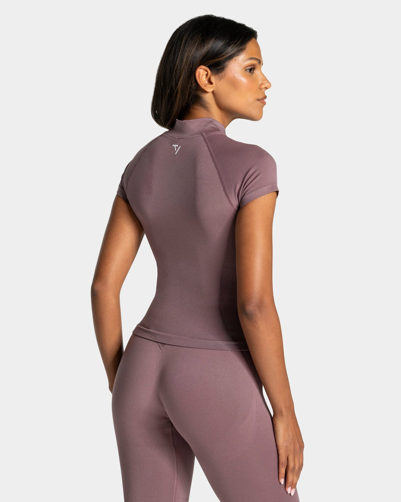 Lift Zip Shortsleeve "Mauve"