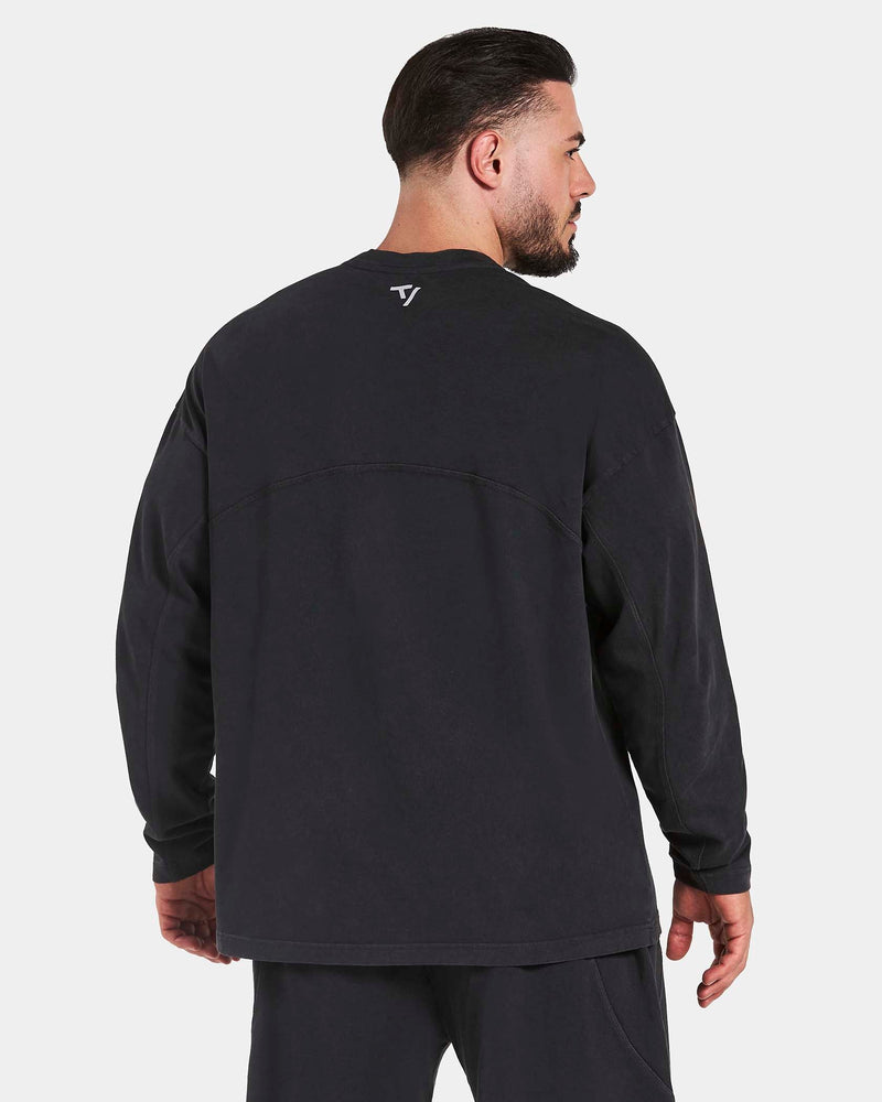 Legacy Lifting Oversized Longsleeve "Acid Schwarz"