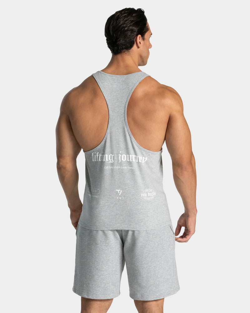 Lifting Journey Stringer "Hellgrau Meliert"