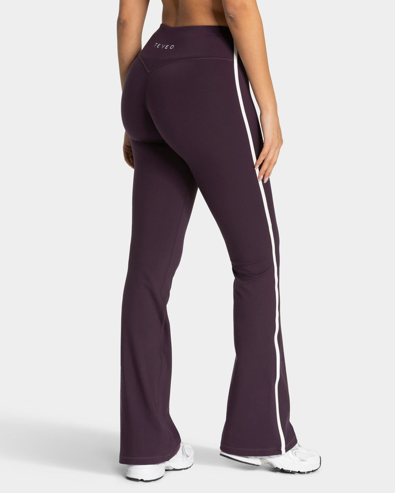 Soft Flared Leggings Regular "Blackberry"