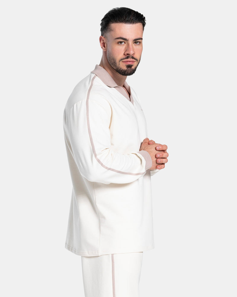 Soft Polo Longsleeve "Off White"