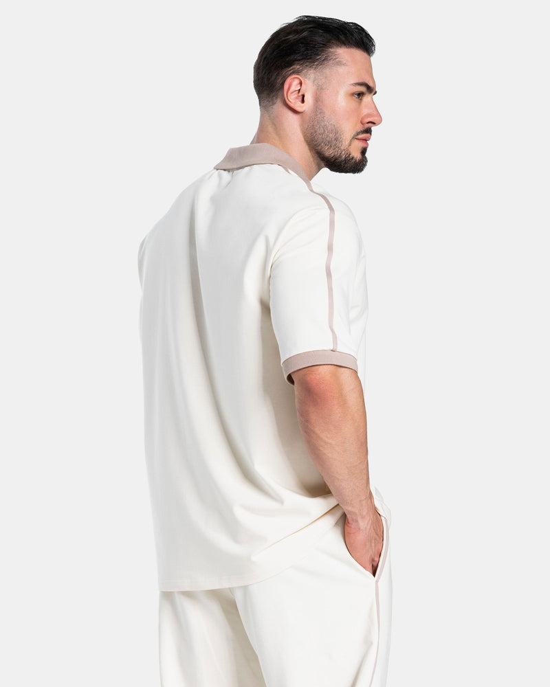Soft Polo T-Shirt "Off White"