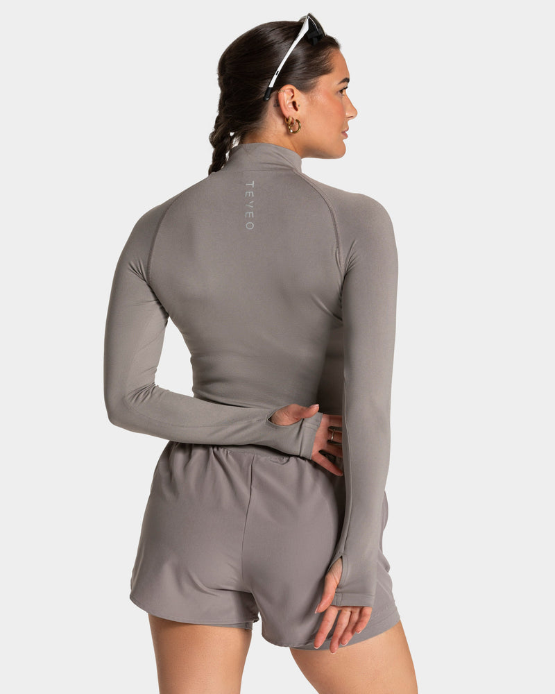 END Running Half Zip "Smoke"