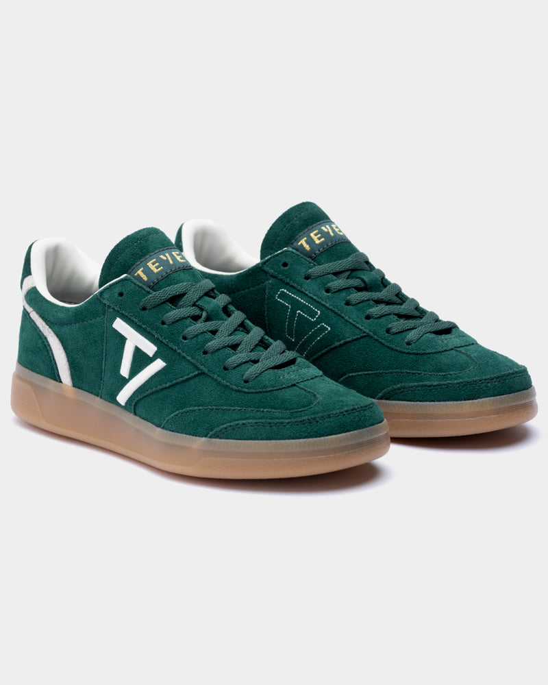 Classic Sneaker Women "Dunkelgrün - Off White"