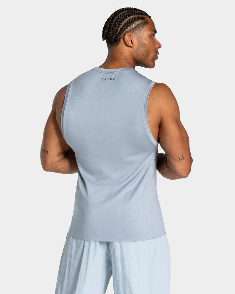 Workout Seamless Tank "Stahlblau"