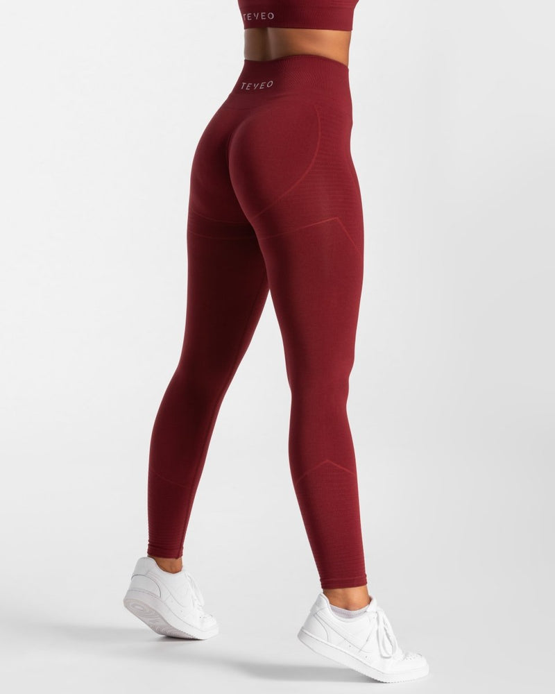 True Leggings "Weinrot"