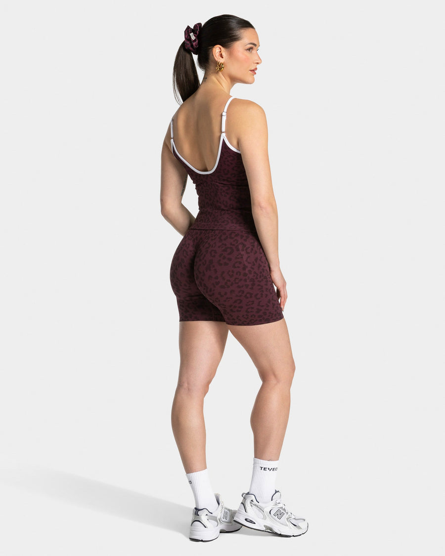Contrastline Cami Top "Leo Merlot"