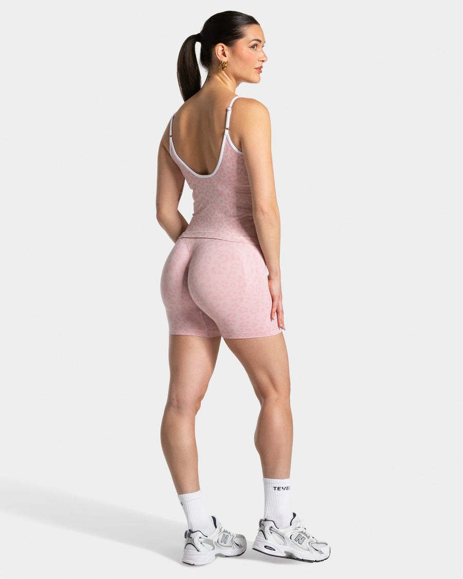 Contrastline Sculpt Scrunch Shorts "Leo Rosa"