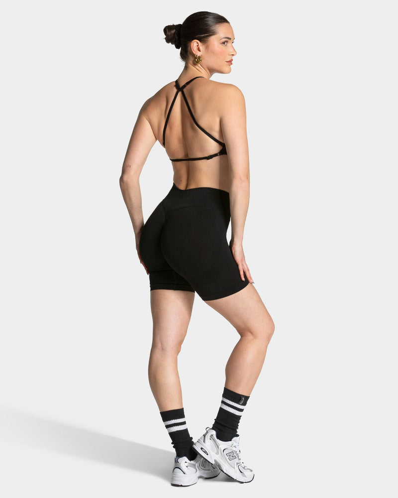 Lift Sculpt Scrunch Shorts "Schwarz"