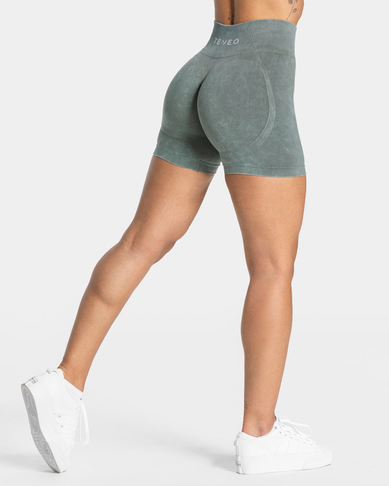 Acid Covert Scrunch Shorts "Basil"