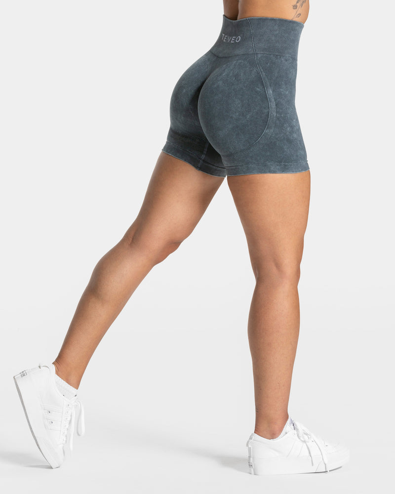 Acid Covert Scrunch Shorts "Navy"