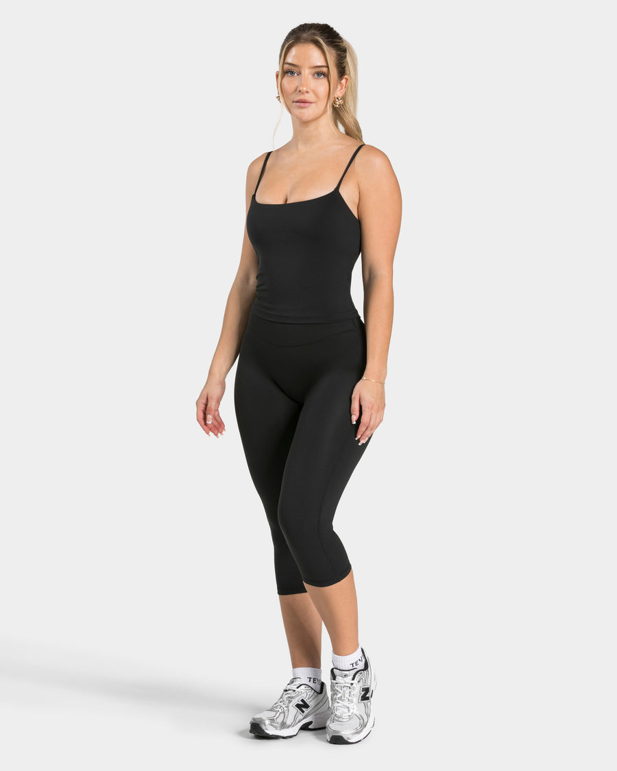 Allrounder Capri Leggings "Schwarz"
