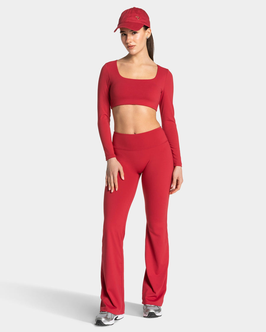 Allrounder Cropped Longsleeve "Cherry"