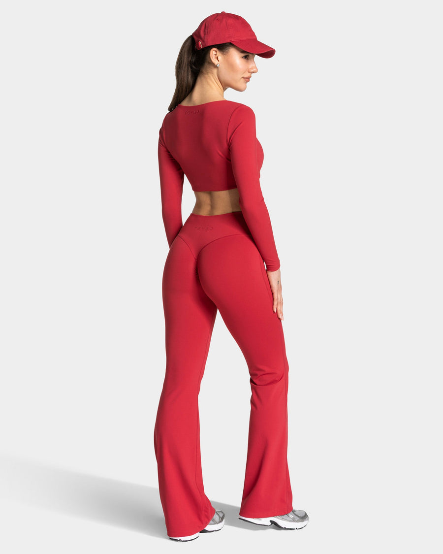 Allrounder Cropped Longsleeve "Cherry"
