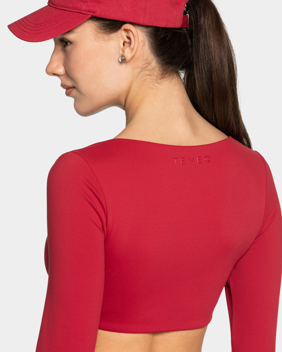 Allrounder Cropped Longsleeve "Cherry"