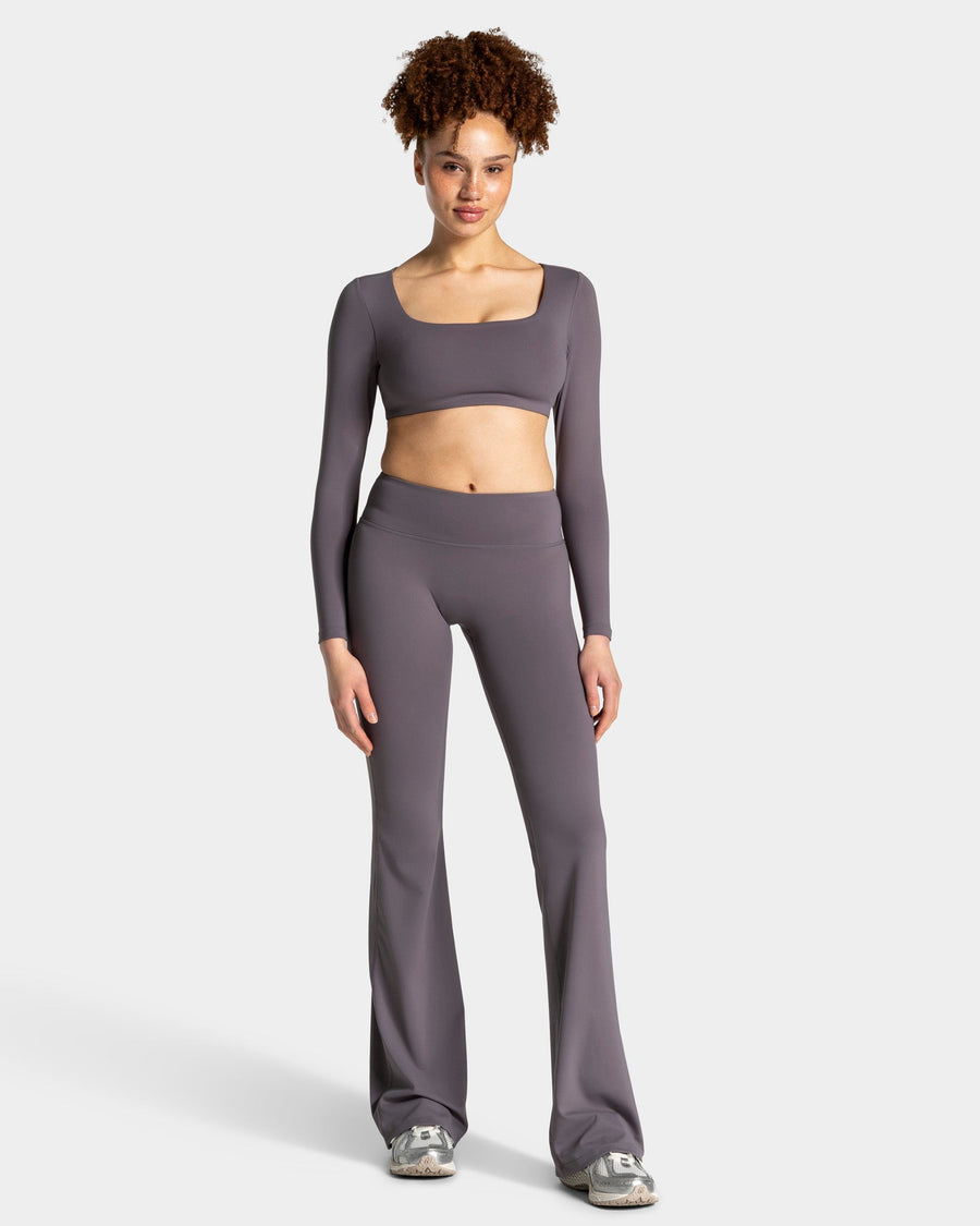 Allrounder Cropped Longsleeve "Graphit"