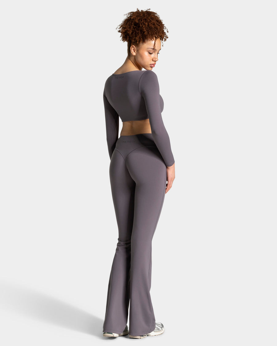 Allrounder Cropped Longsleeve "Graphit"
