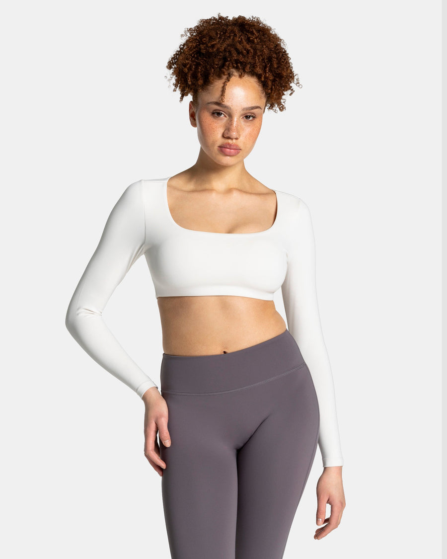 Allrounder Cropped Longsleeve "Off White"