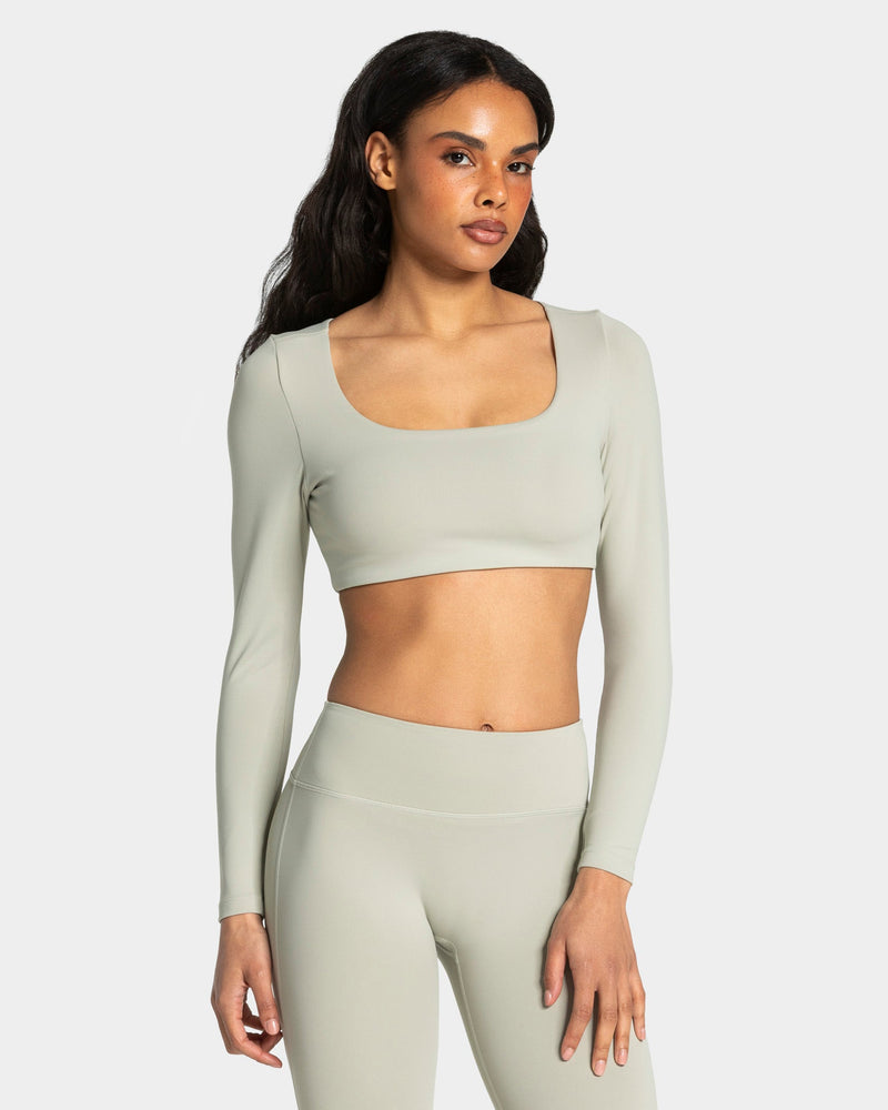 Allrounder Cropped Longsleeve "Pistachio"