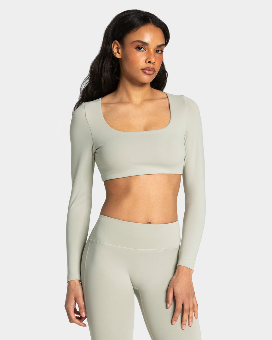 Allrounder Cropped Longsleeve "Pistachio"