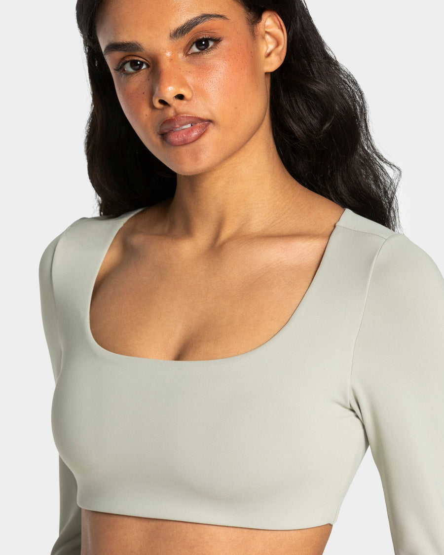 Allrounder Cropped Longsleeve "Pistachio"