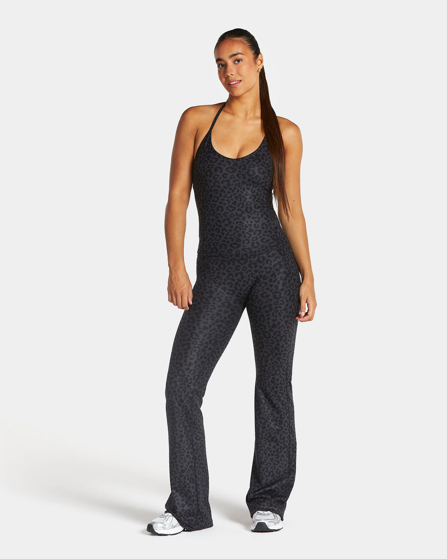 Allrounder Flared Leggings Regular "Leo Schwarz"