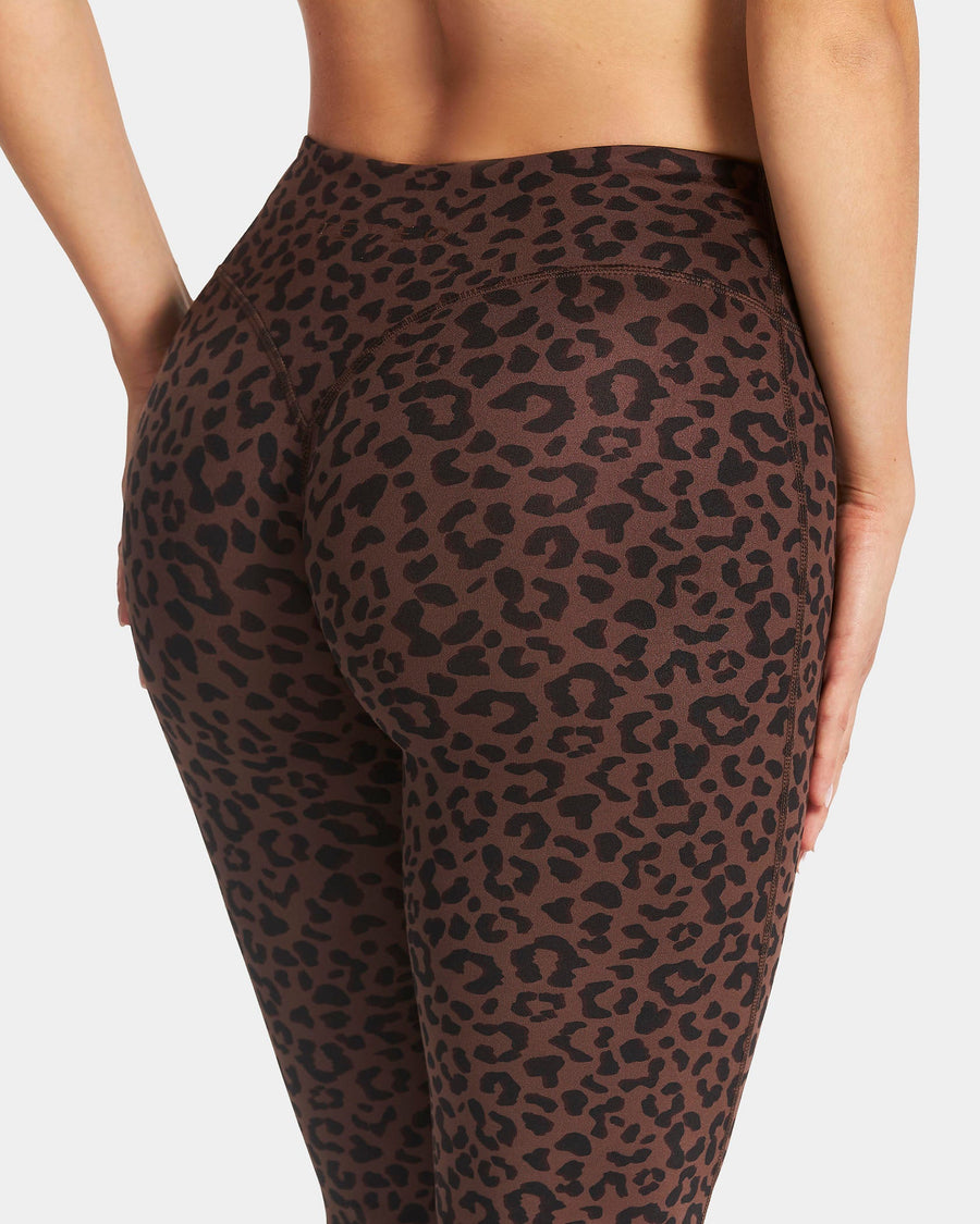 Allrounder Flared Leggings Tall "Leo Walnut"