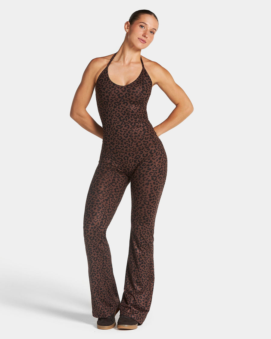 Allrounder Flared Leggings Tall "Leo Walnut"