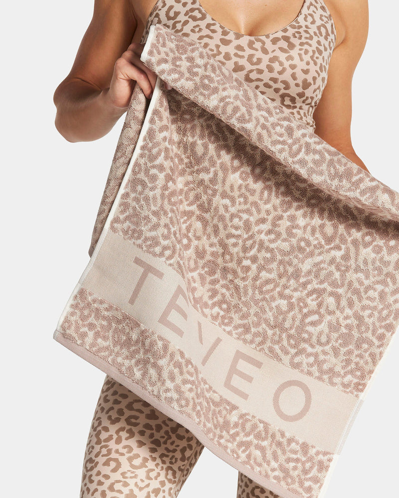 Fitness-Handtuch "Leo Cream"