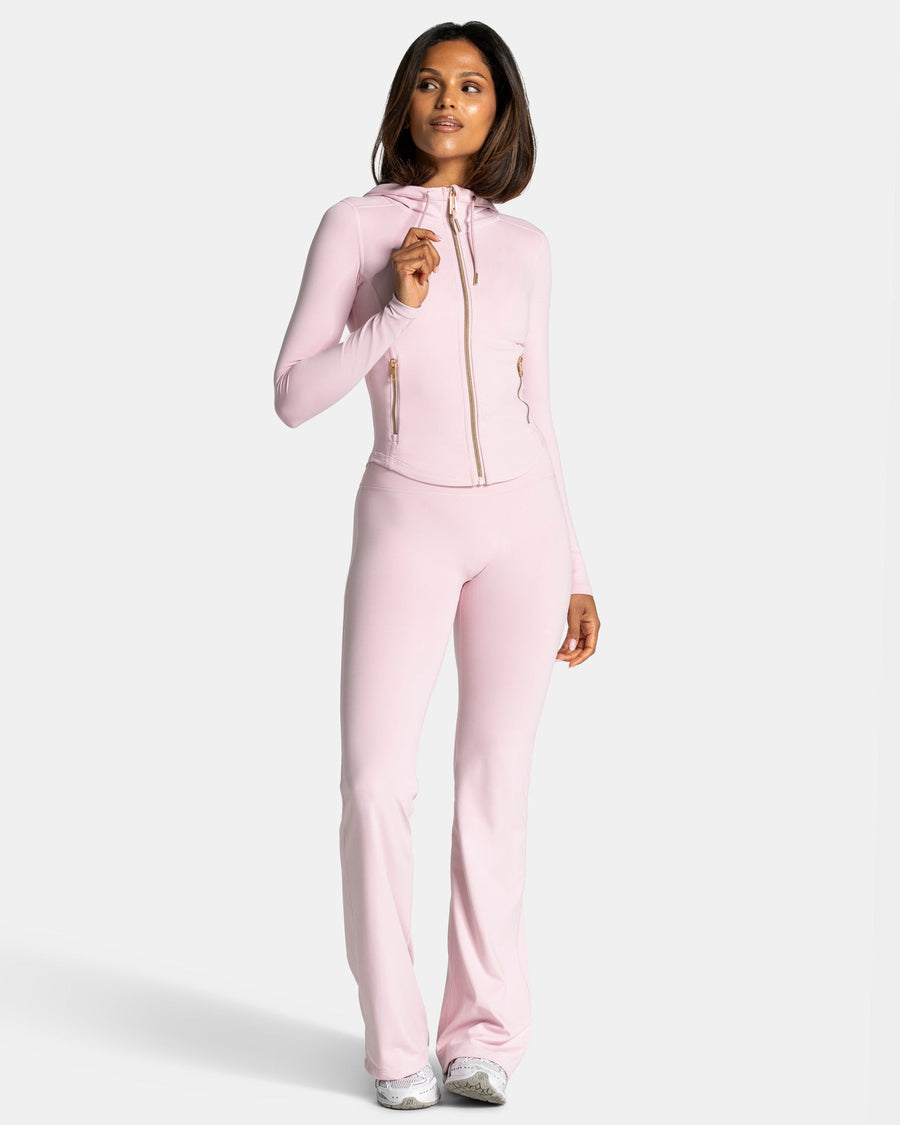Allrounder Shaping Hooded Zip Jacke "Rosa - Gold"