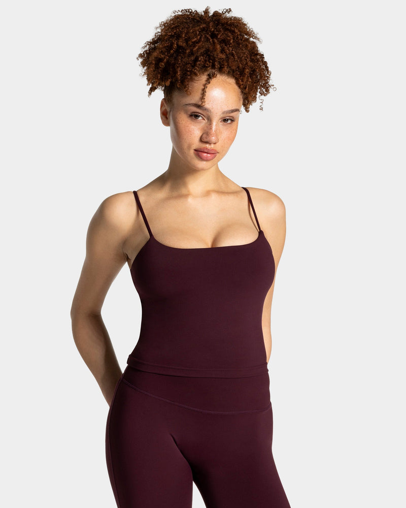 Allrounder Mid Cami Top "Merlot"