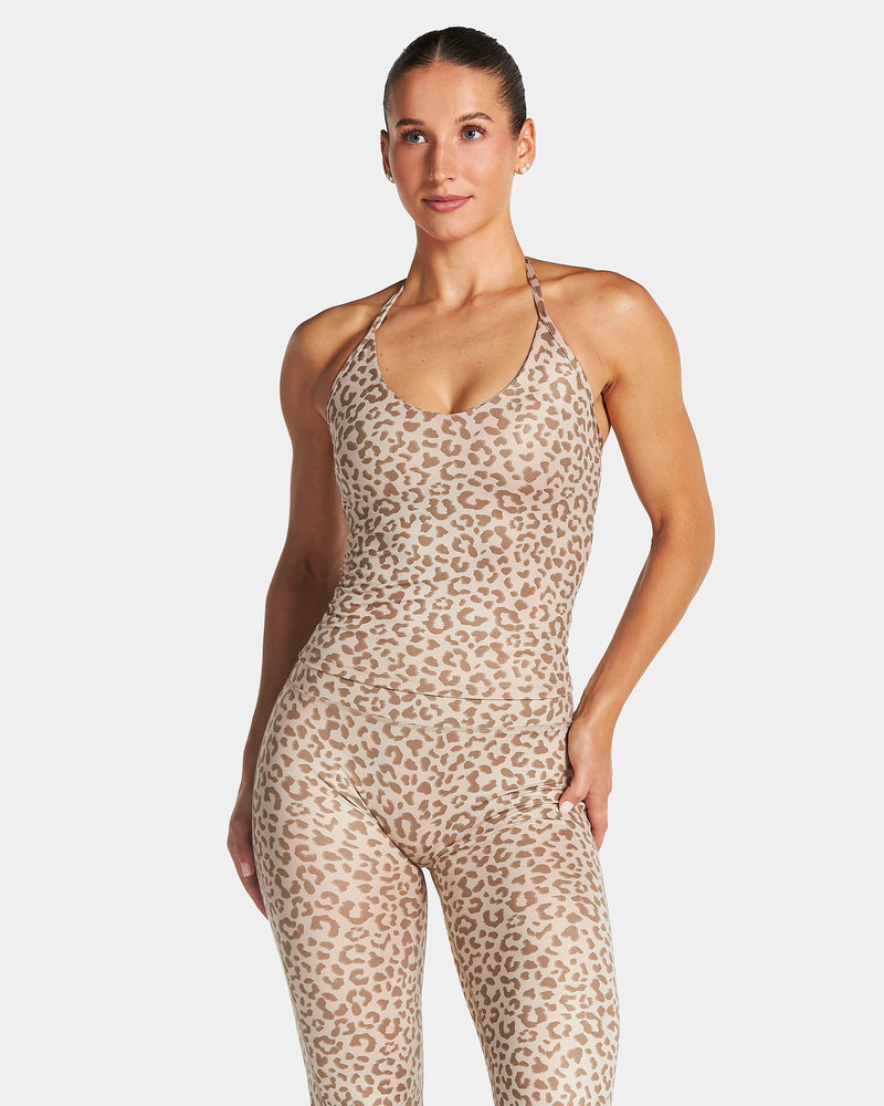 Allrounder Neckholder Cami Top "Leo Dune"