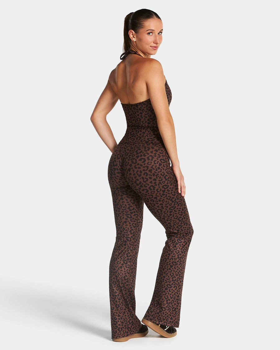 Allrounder Neckholder Cami Top "Leo Walnut"