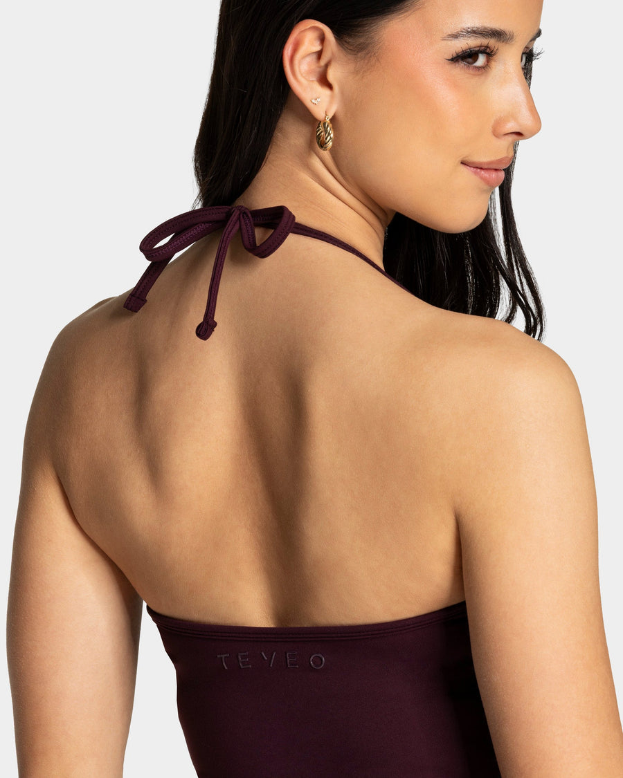 Allrounder Neckholder Cami Top "Merlot"
