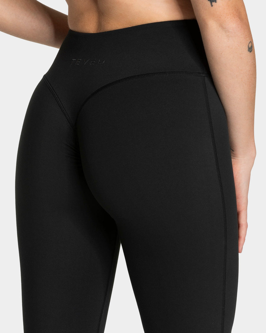Allrounder Sculpt Scrunch Flared Leggings Tall "Schwarz"