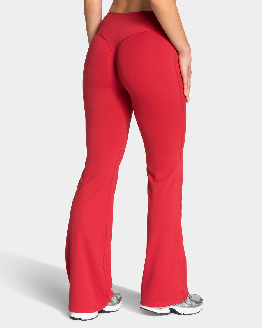 Allrounder Sculpt Scrunch Flared Leggings Tall "Cherry"