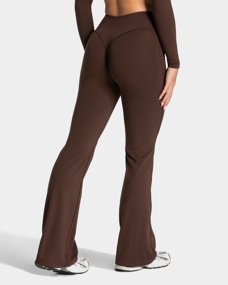 Allrounder Sculpt Scrunch Flared Leggings Tall "Espresso"