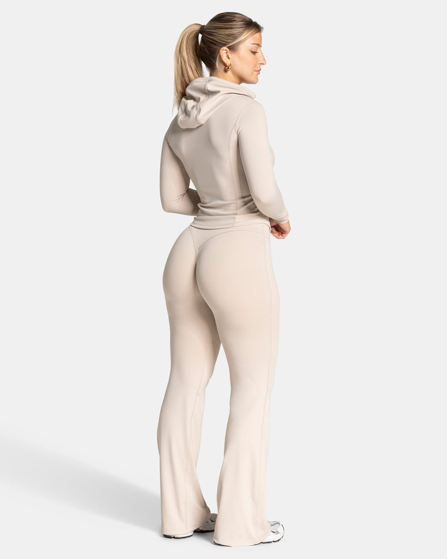 Allrounder Shaping Hooded Zip Jacke "Cream - Gold"