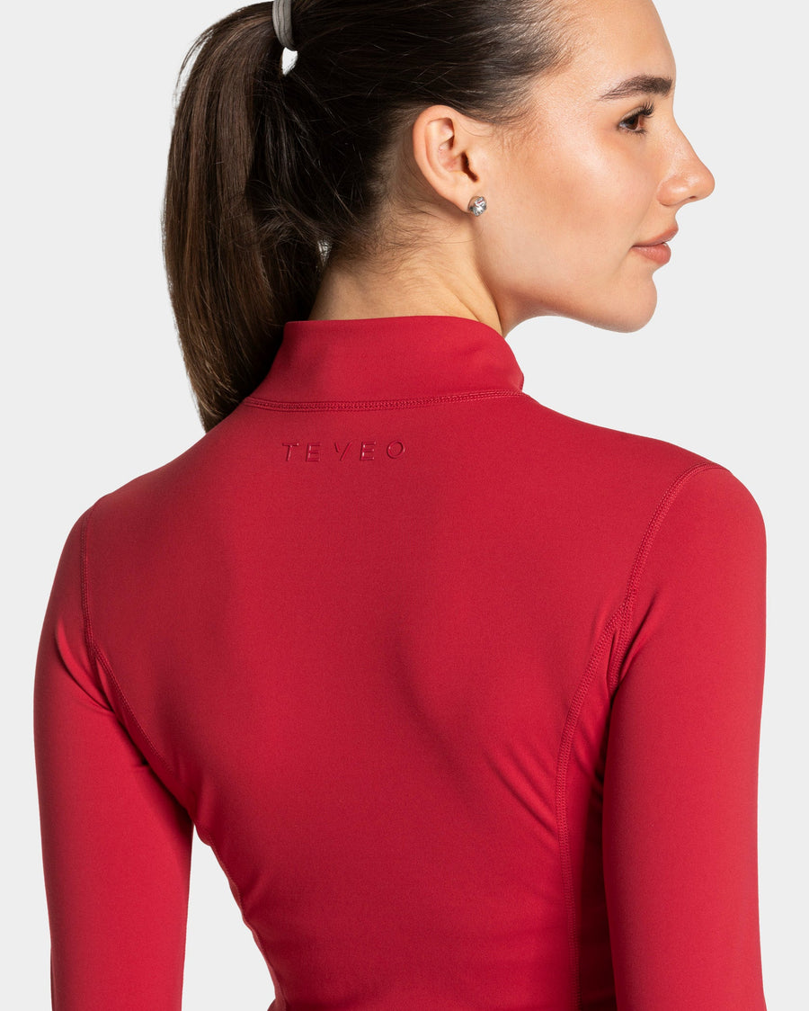 Allrounder Shaping Zip Jacke "Cherry"