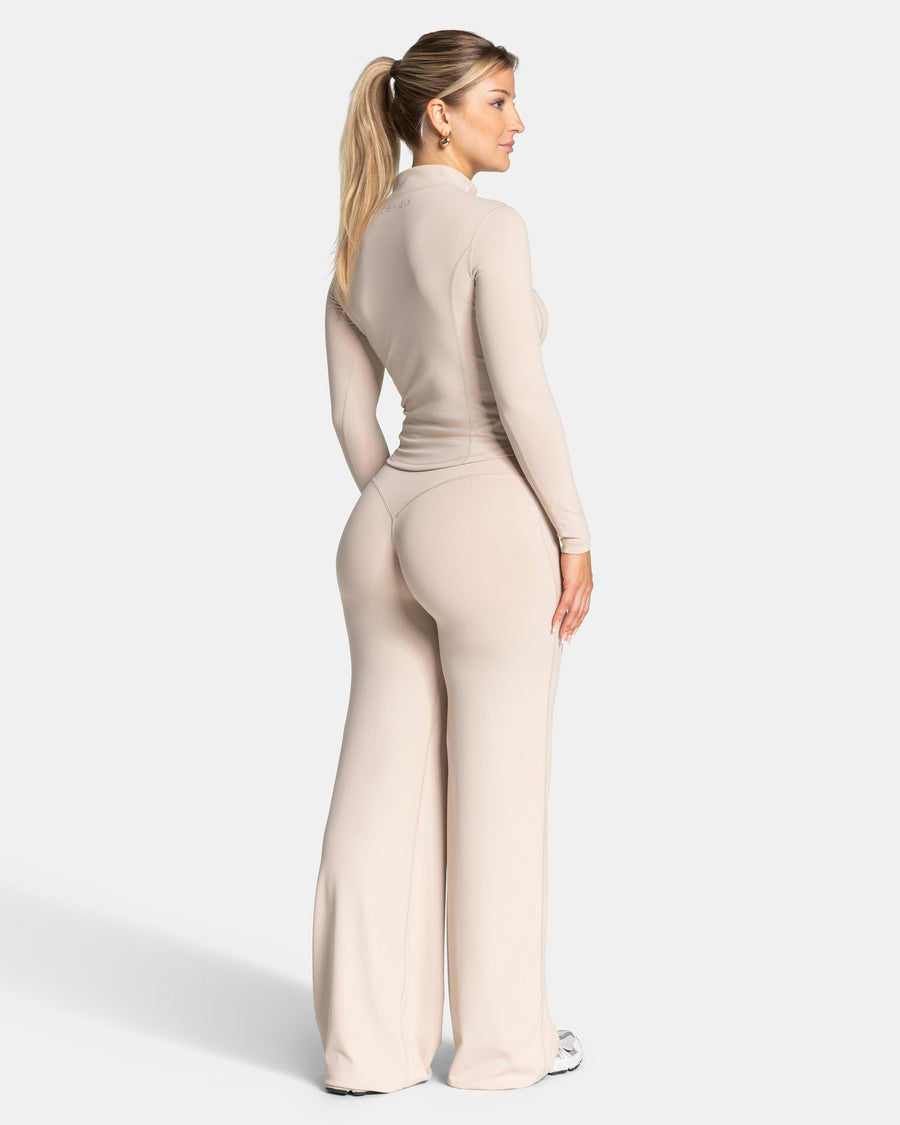 Allrounder Shaping Zip Jacke "Cream - Gold"