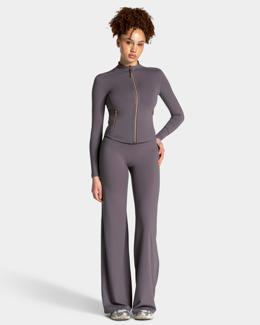 Allrounder Shaping Zip Jacke "Graphit - Gold"