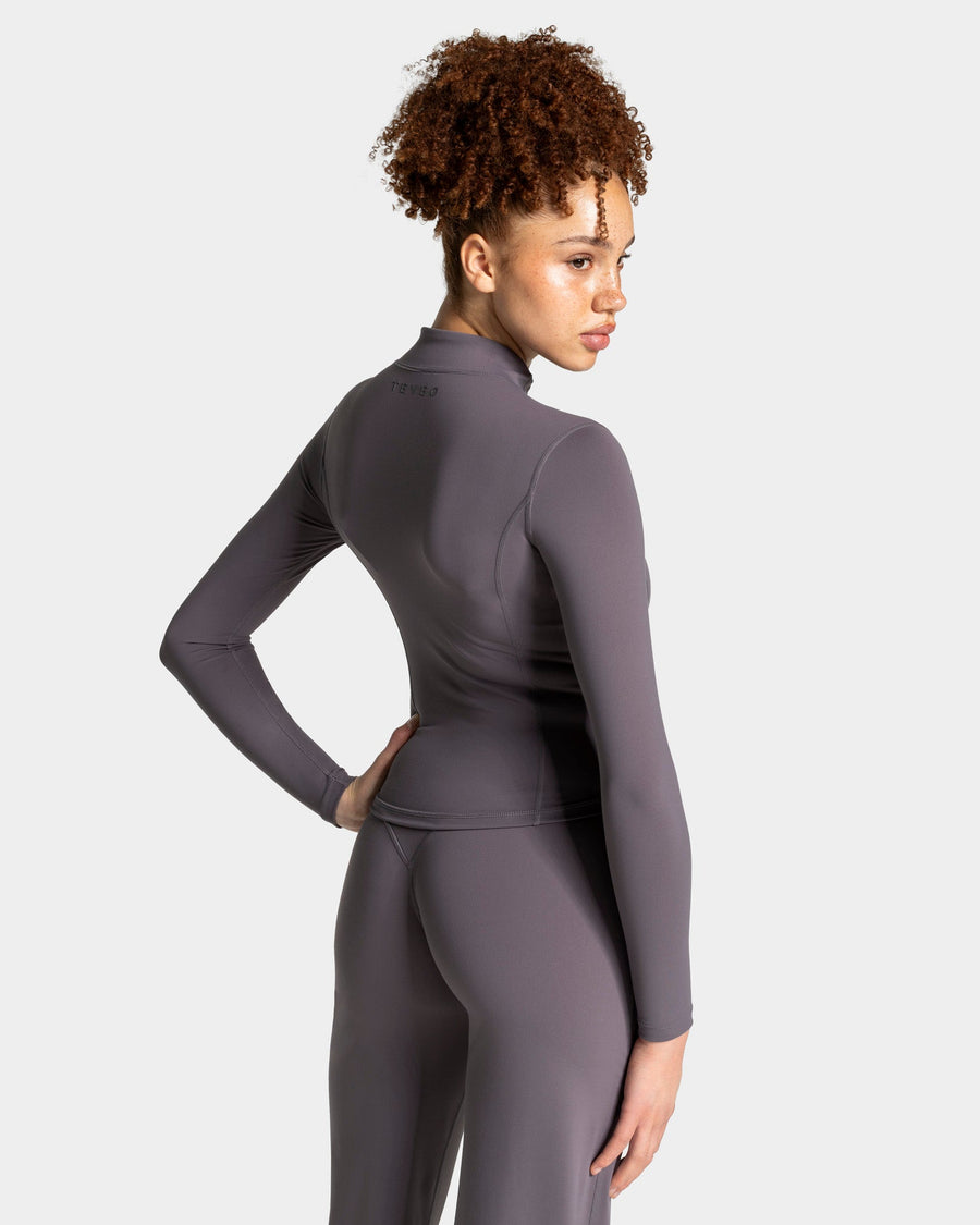 Allrounder Shaping Zip Jacke "Graphit - Gold"