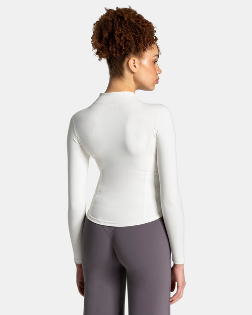 Allrounder Shaping Zip Jacke "Off White - Gold"