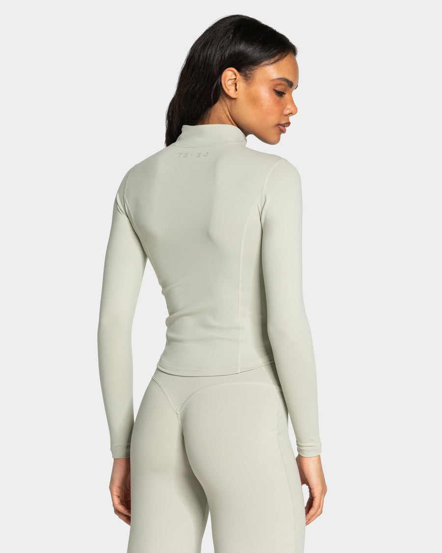 Allrounder Shaping Zip Jacke "Pistachio - Gold"
